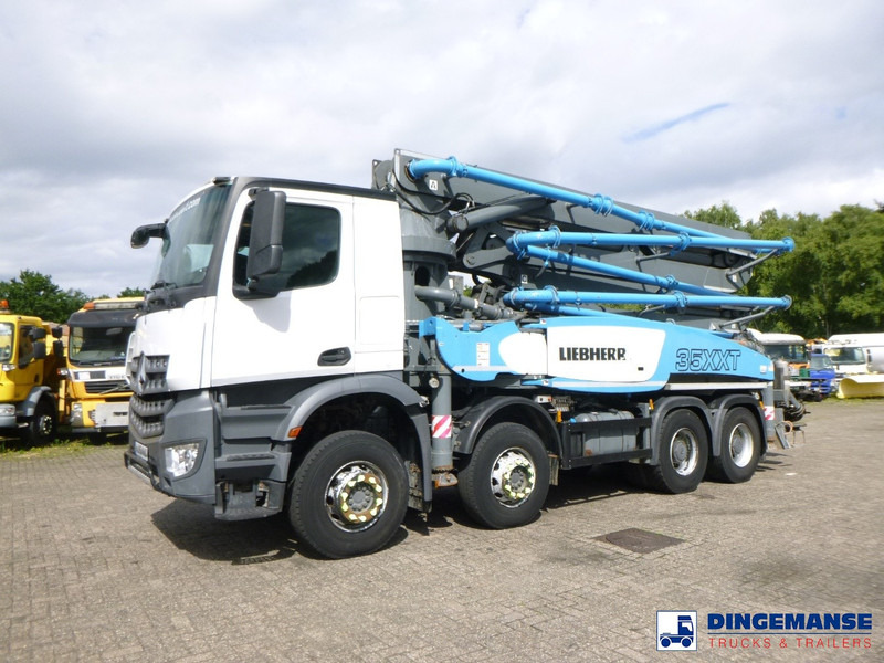 Mercedes-Benz Arocs 8x4 Liebherr 35 XXT concrete pump 35 m - Betono siurblys: foto 1 Mercedes-Benz Arocs 8x4 Liebherr 35 XXT concrete pump 35 m - Betono siurblys: foto 1
