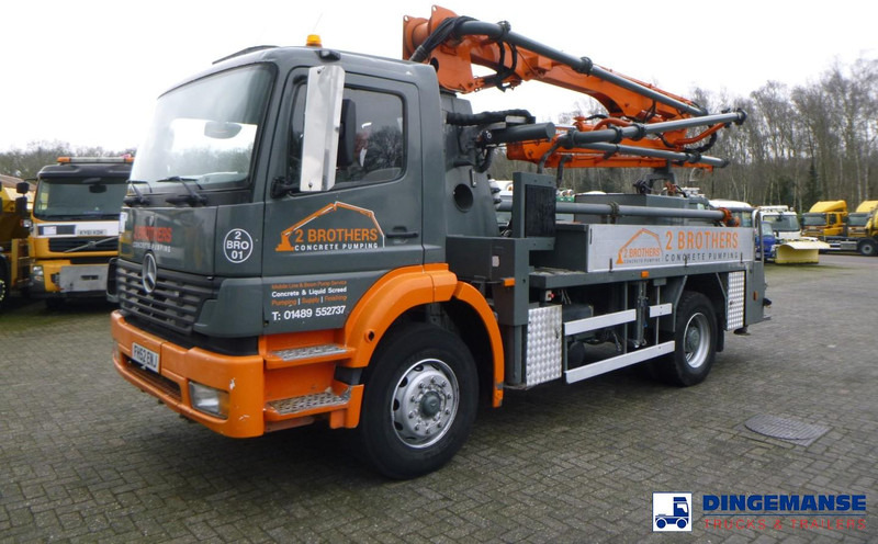 Mercedes-Benz Atego 1823 4x2 Putzmeister concrete pump 16 m - Stacionarus betono siurblys: foto 1 Mercedes-Benz Atego 1823 4x2 Putzmeister concrete pump 16 m - Stacionarus betono siurblys: foto 1