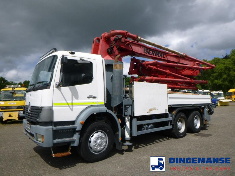 Mercedes-Benz Atego 6x4 Sermac SCL120 concrete pump - Betono siurblys: foto 1 Mercedes-Benz Atego 6x4 Sermac SCL120 concrete pump - Betono siurblys: foto 1