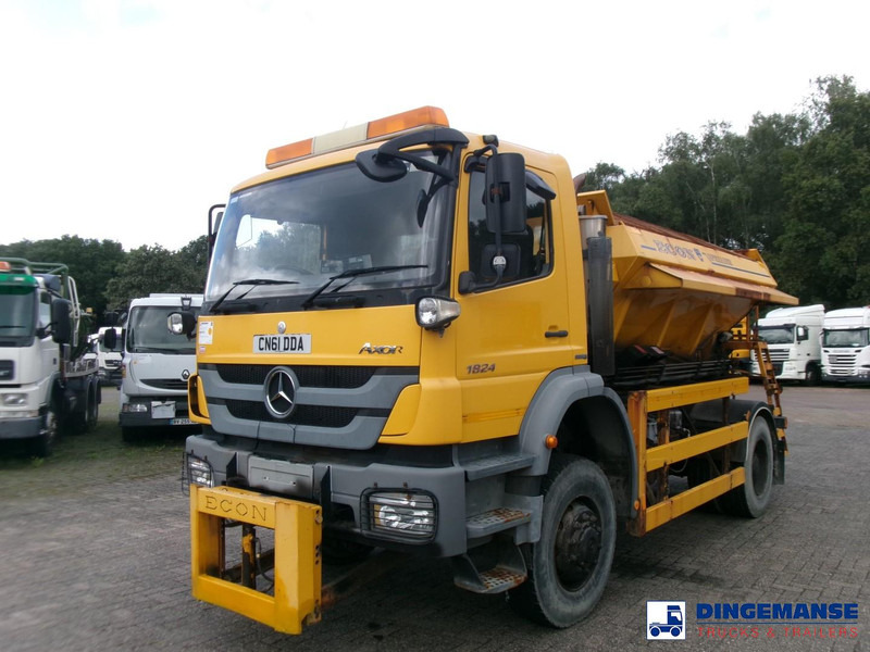 Mercedes-Benz Axor 1824 4x4 RHD salt spreader / gritter - Sniego valymo mašina: foto 1 Mercedes-Benz Axor 1824 4x4 RHD salt spreader / gritter - Sniego valymo mašina: foto 1