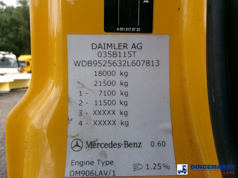 Sniego valymo mašina Mercedes-Benz Axor 1824 4x4 RHD salt spreader / gritter: foto 15
