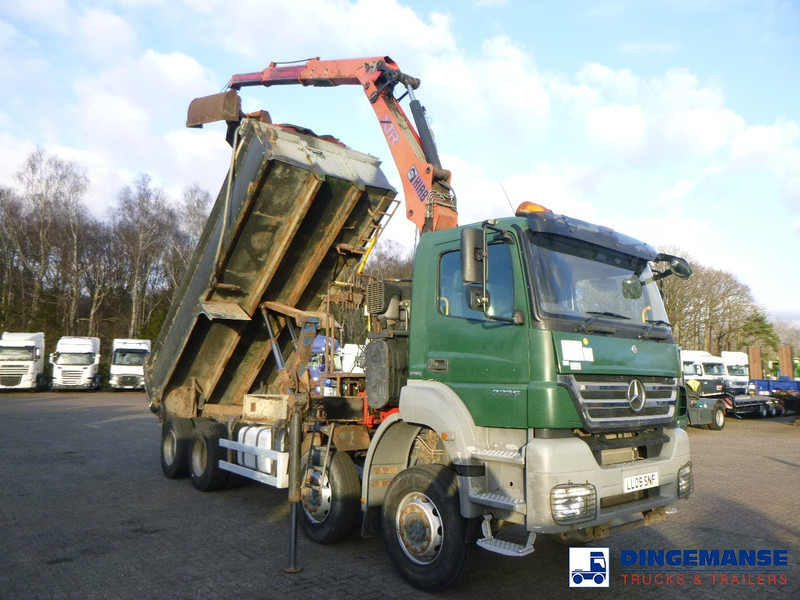 Mercedes-Benz Axor 3236 8x4 RHD tipper + Hiab 1283 DK-2 Duo - Sunkvežimis su kranu: foto 2 Mercedes-Benz Axor 3236 8x4 RHD tipper + Hiab 1283 DK-2 Duo - Sunkvežimis su kranu: foto 2