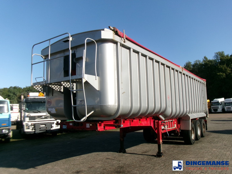 Montracon Tipper trailer alu 50.5 m3 + tarpaulin - Mažas savivartis: foto 1 Montracon Tipper trailer alu 50.5 m3 + tarpaulin - Mažas savivartis: foto 1