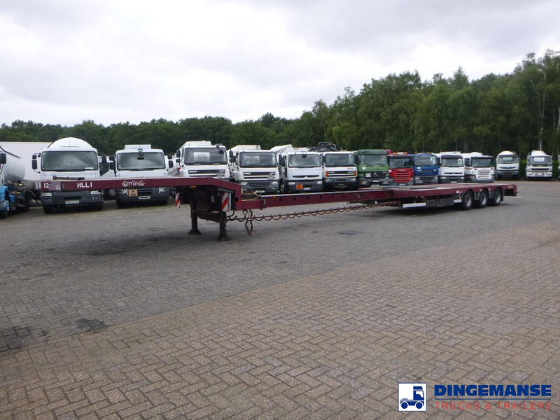 Nooteboom 3-axle semi-lowbed trailer extendable 14.5 m + ramps - Žemo profilio platforma puspriekabė: foto 1 Nooteboom 3-axle semi-lowbed trailer extendable 14.5 m + ramps - Žemo profilio platforma puspriekabė: foto 1