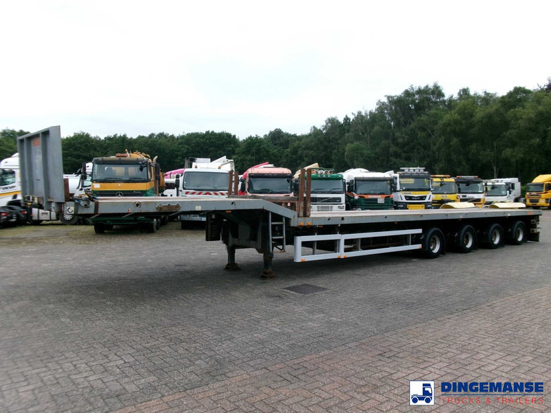 Nooteboom 4-axle semi-lowbed trailer OVB-65-04V ext. 43 m - Žemo profilio platforma puspriekabė: foto 1 Nooteboom 4-axle semi-lowbed trailer OVB-65-04V ext. 43 m - Žemo profilio platforma puspriekabė: foto 1