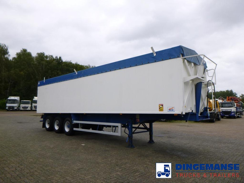 OVA Tipper trailer alu 60 m3 + tarpaulin - Savivartis puspriekabė: foto 2 OVA Tipper trailer alu 60 m3 + tarpaulin - Savivartis puspriekabė: foto 2