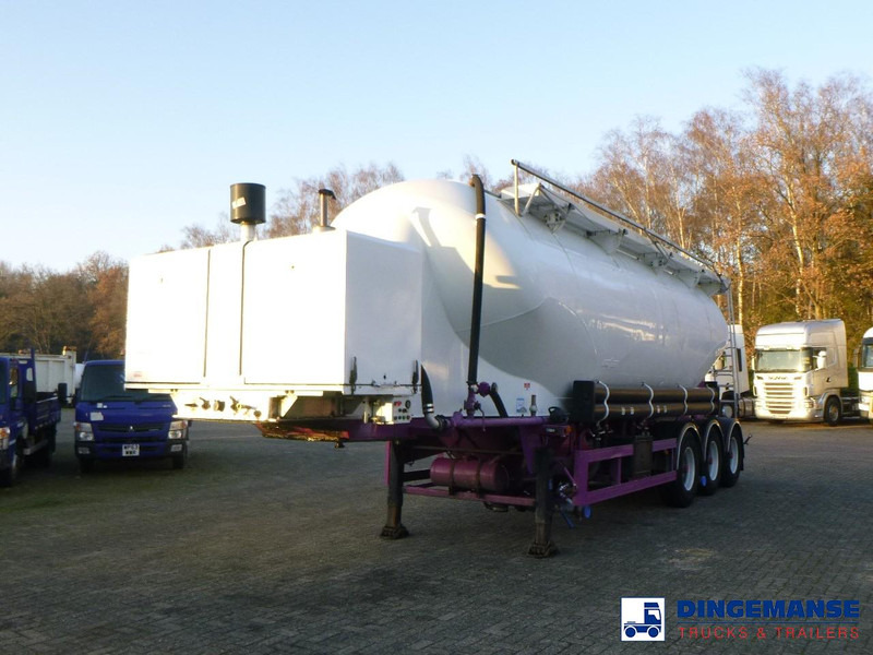 SPITZER Powder tank alu 37 m3 + engine/compressor - Puspriekabė cisterna: foto 1 SPITZER Powder tank alu 37 m3 + engine/compressor - Puspriekabė cisterna: foto 1