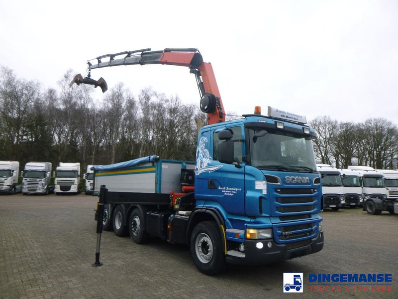 Scania R 500 8X2 tipper + Palfinger PK27001 EHD - Sunkvežimis su kranu: foto 2 Scania R 500 8X2 tipper + Palfinger PK27001 EHD - Sunkvežimis su kranu: foto 2