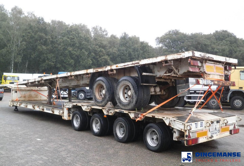 Traylona 2-axle platform trailer 39000KG / Extendable 19M - Žemo profilio platforma puspriekabė: foto 4 Traylona 2-axle platform trailer 39000KG / Extendable 19M - Žemo profilio platforma puspriekabė: foto 4