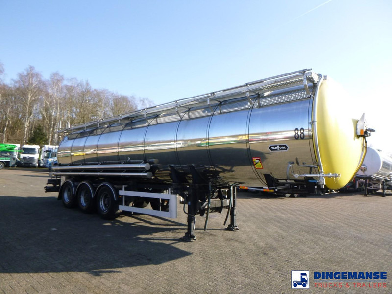 Van Hool Chemical tank inox 30 m3 / 1 comp - Puspriekabė cisterna: foto 2 Van Hool Chemical tank inox 30 m3 / 1 comp - Puspriekabė cisterna: foto 2