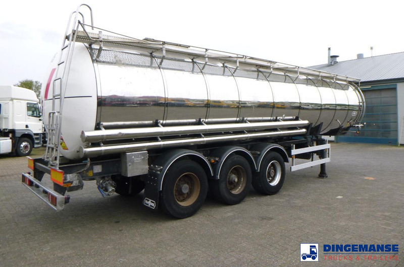 Van Hool Chemical tank inox L4BH 30 m3 / 3 comp - Puspriekabė cisterna: foto 4 Van Hool Chemical tank inox L4BH 30 m3 / 3 comp - Puspriekabė cisterna: foto 4