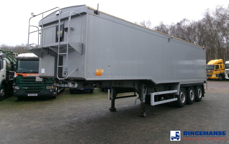 WILCOX Tipper trailer alu 52 m3 + tarpaulin - Savivartis puspriekabė: foto 1 WILCOX Tipper trailer alu 52 m3 + tarpaulin - Savivartis puspriekabė: foto 1