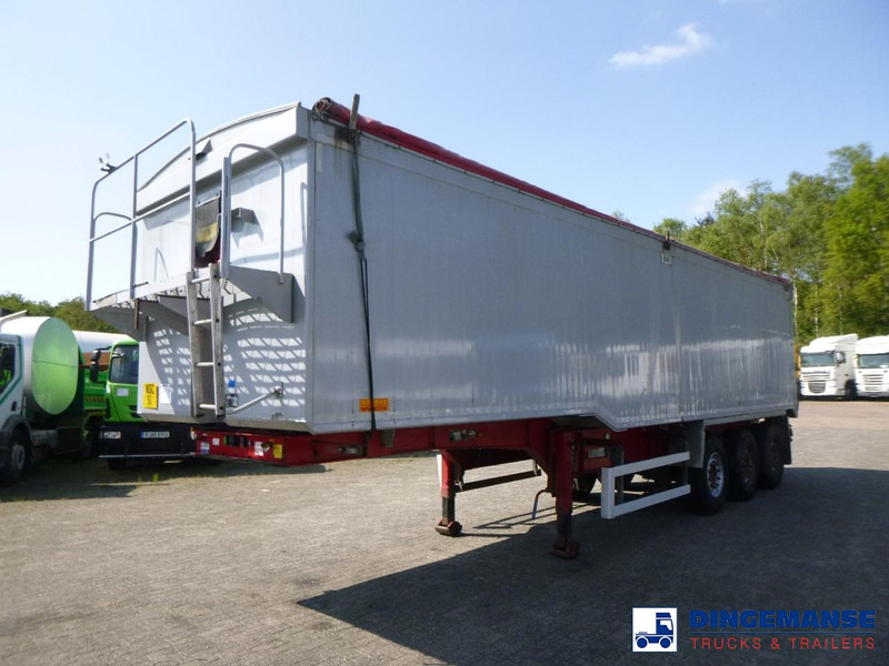 WILCOX Tipper trailer alu 55 m3 + tarpaulin - Savivartis puspriekabė: foto 1 WILCOX Tipper trailer alu 55 m3 + tarpaulin - Savivartis puspriekabė: foto 1