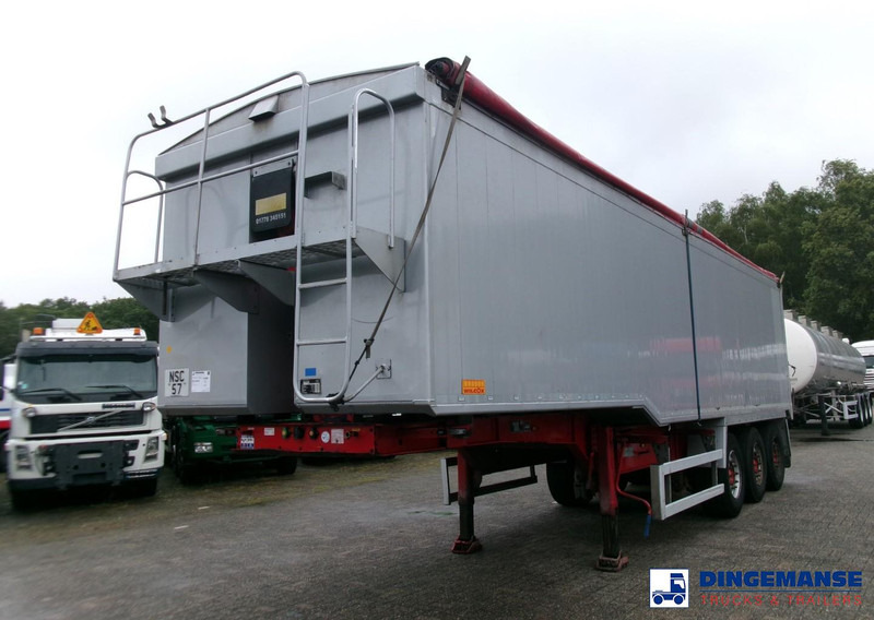 WILCOX Tipper trailer alu 55 m3 + tarpaulin - Savivartis puspriekabė: foto 1 WILCOX Tipper trailer alu 55 m3 + tarpaulin - Savivartis puspriekabė: foto 1