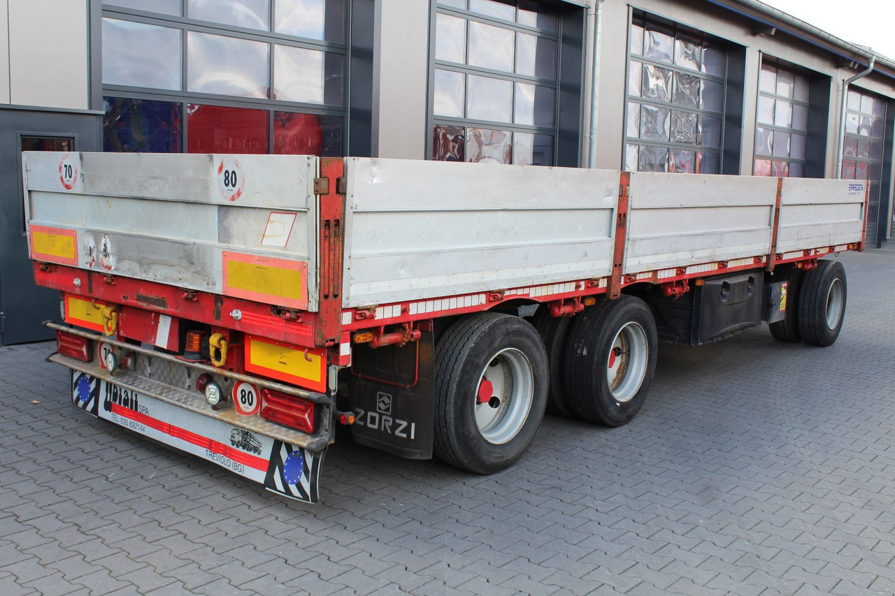 3-Achs ZORZI Pritschen-Anhänger Plateau-Rolle - Platforminė/ Bortinė priekaba: foto 4 3-Achs ZORZI Pritschen-Anhänger Plateau-Rolle - Platforminė/ Bortinė priekaba: foto 4