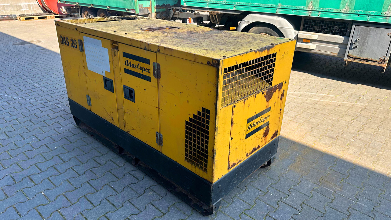 ATLAS Copco QAS 28 Yds BJ 1996 Elektro Stromgenerator Stromaggregat Notstrom - Elektrinis generatorius: foto 4 ATLAS Copco QAS 28 Yds BJ 1996 Elektro Stromgenerator Stromaggregat Notstrom - Elektrinis generatorius: foto 4