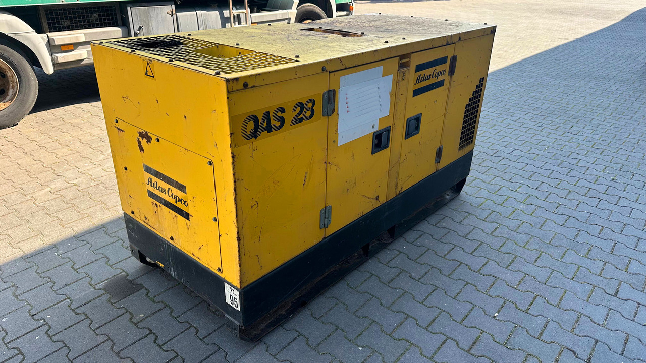 ATLAS Copco QAS 28 Yds BJ 1996 Elektro Stromgenerator Stromaggregat Notstrom - Elektrinis generatorius: foto 3 ATLAS Copco QAS 28 Yds BJ 1996 Elektro Stromgenerator Stromaggregat Notstrom - Elektrinis generatorius: foto 3