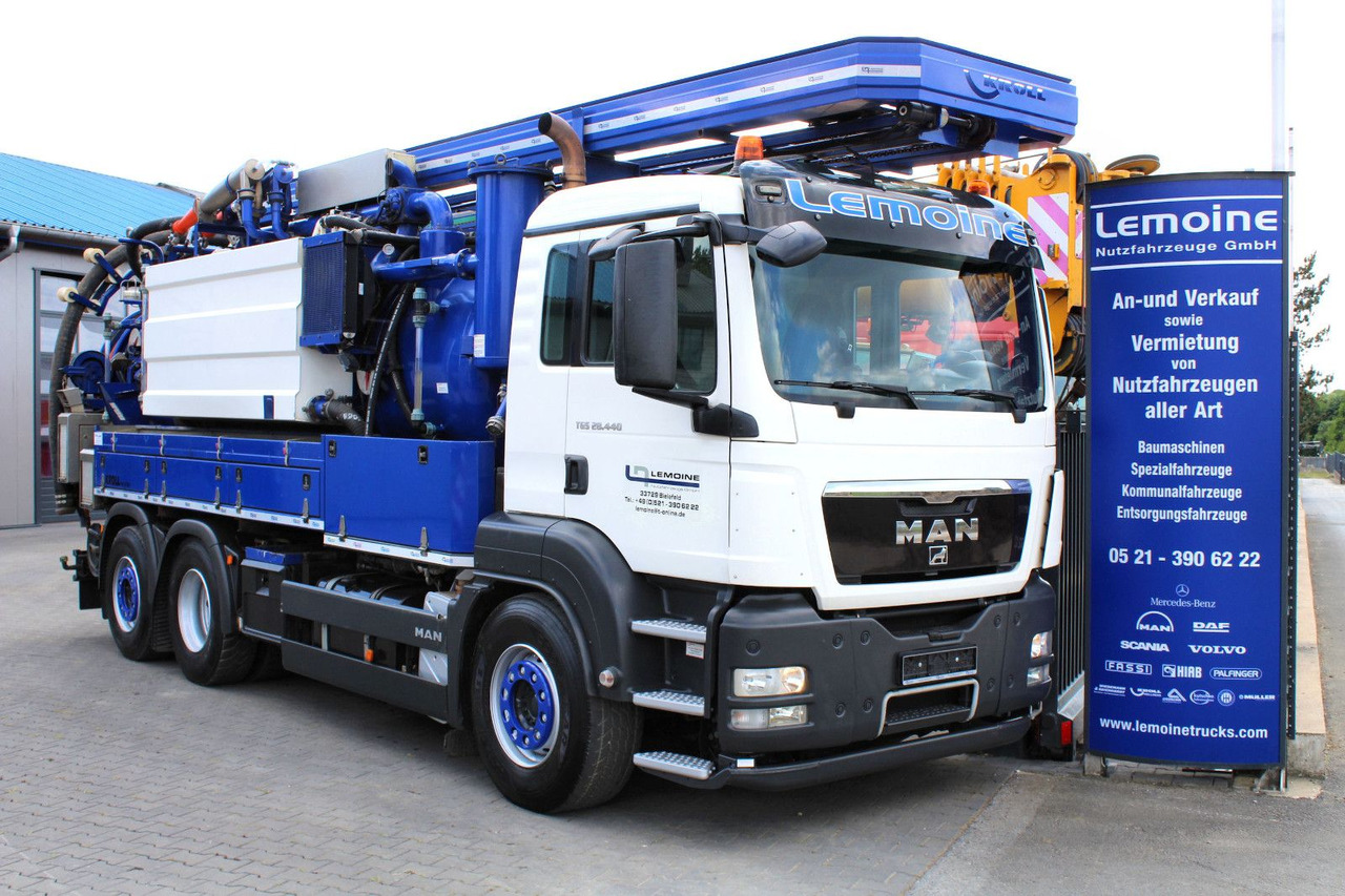 MAN TGS 28.440 6x2 Kroll 14,5m³ W-Rückgewinner KOMBI - Asenizatorius: foto 1 MAN TGS 28.440 6x2 Kroll 14,5m³ W-Rückgewinner KOMBI - Asenizatorius: foto 1