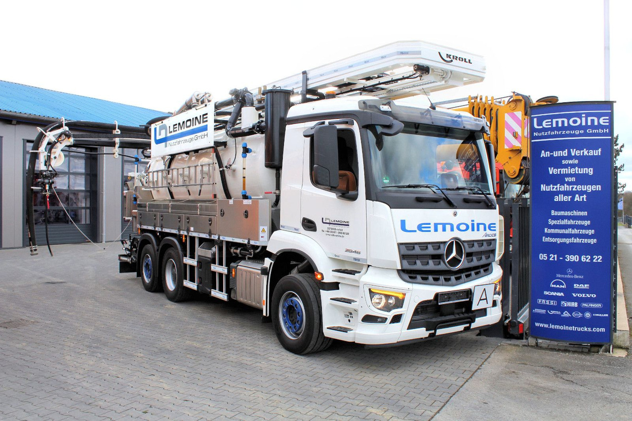 Mercedes-Benz AROCS 2546 6x2 Kroll 14m³ WRG Wasserrückgewinner - Asenizatorius: foto 1 Mercedes-Benz AROCS 2546 6x2 Kroll 14m³ WRG Wasserrückgewinner - Asenizatorius: foto 1
