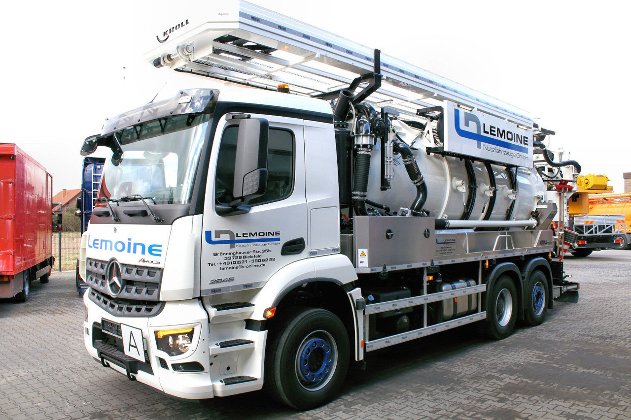 Mercedes-Benz AROCS 2546 6x2 Kroll 14m³ WRG Wasserrückgewinner - Asenizatorius: foto 3 Mercedes-Benz AROCS 2546 6x2 Kroll 14m³ WRG Wasserrückgewinner - Asenizatorius: foto 3