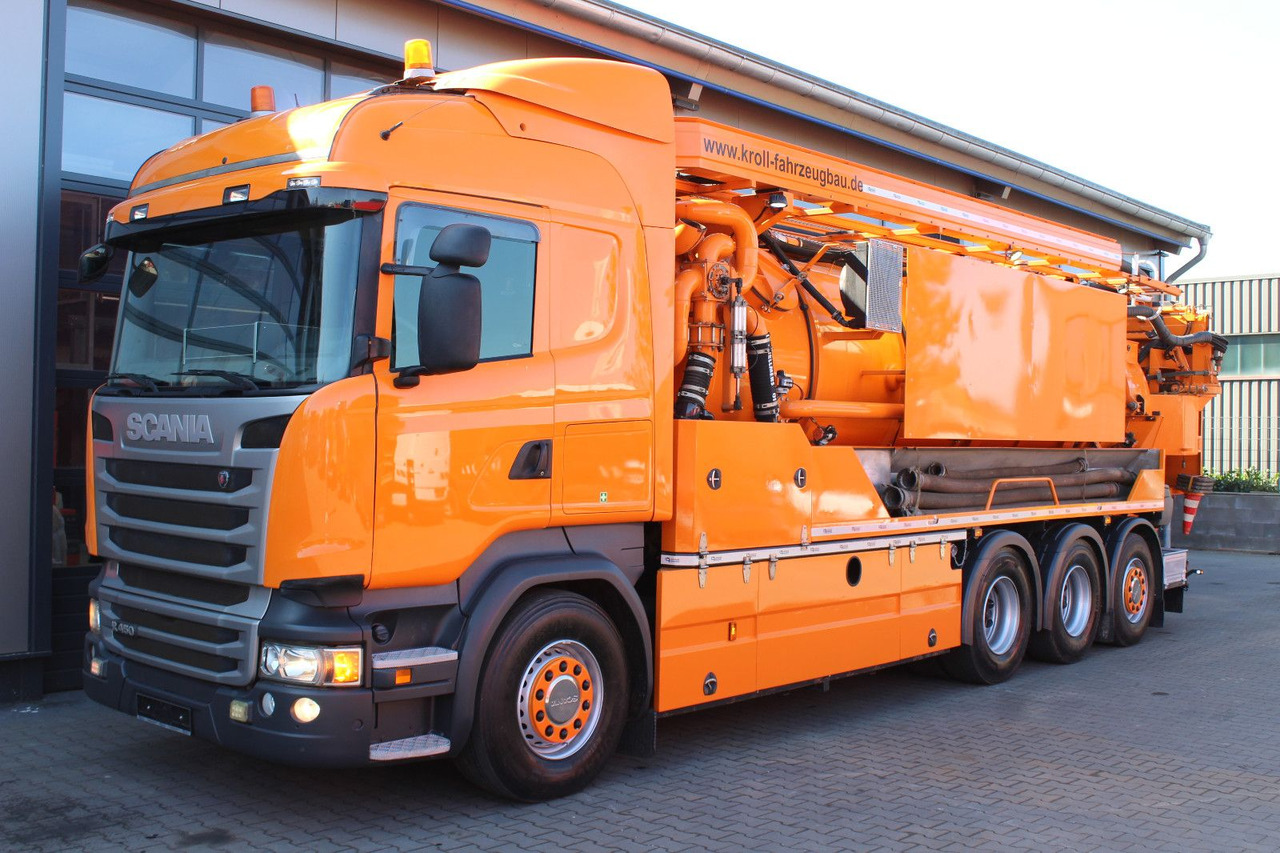 Scania R450 8x4 Kroll 19m³ Wasserrückgewinner Kombi-HD - Asenizatorius: foto 4 Scania R450 8x4 Kroll 19m³ Wasserrückgewinner Kombi-HD - Asenizatorius: foto 4