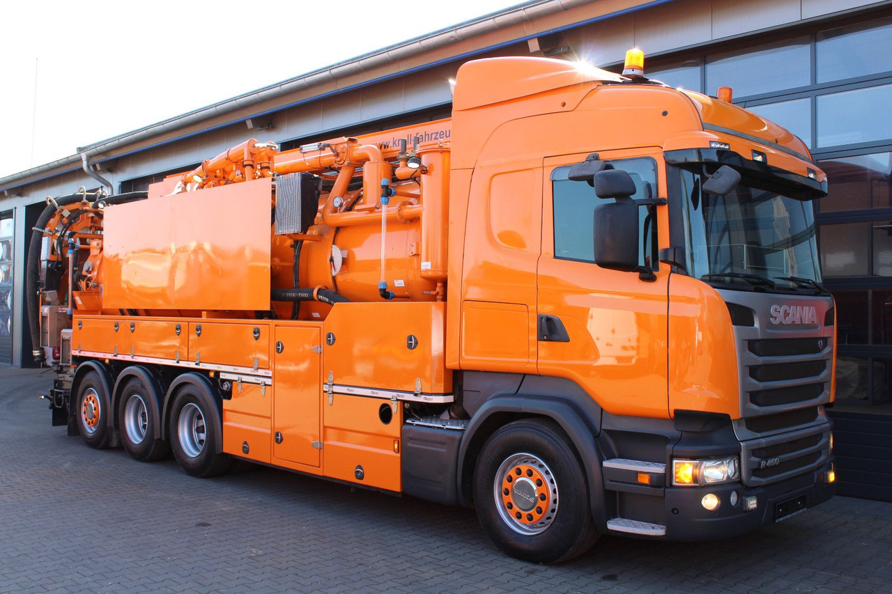 Scania R450 8x4 Kroll 19m³ Wasserrückgewinner Kombi-HD - Asenizatorius: foto 2 Scania R450 8x4 Kroll 19m³ Wasserrückgewinner Kombi-HD - Asenizatorius: foto 2