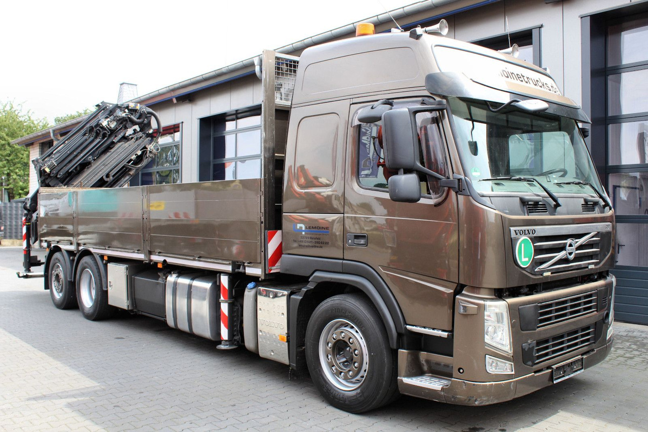 Volvo FM 420 6x2 Container-Pritsche+Kran PK 34.002+JIB - Platforminis/ Bortinis sunkvežimis, Sunkvežimis su kranu: foto 2 Volvo FM 420 6x2 Container-Pritsche+Kran PK 34.002+JIB - Platforminis/ Bortinis sunkvežimis, Sunkvežimis su kranu: foto 2