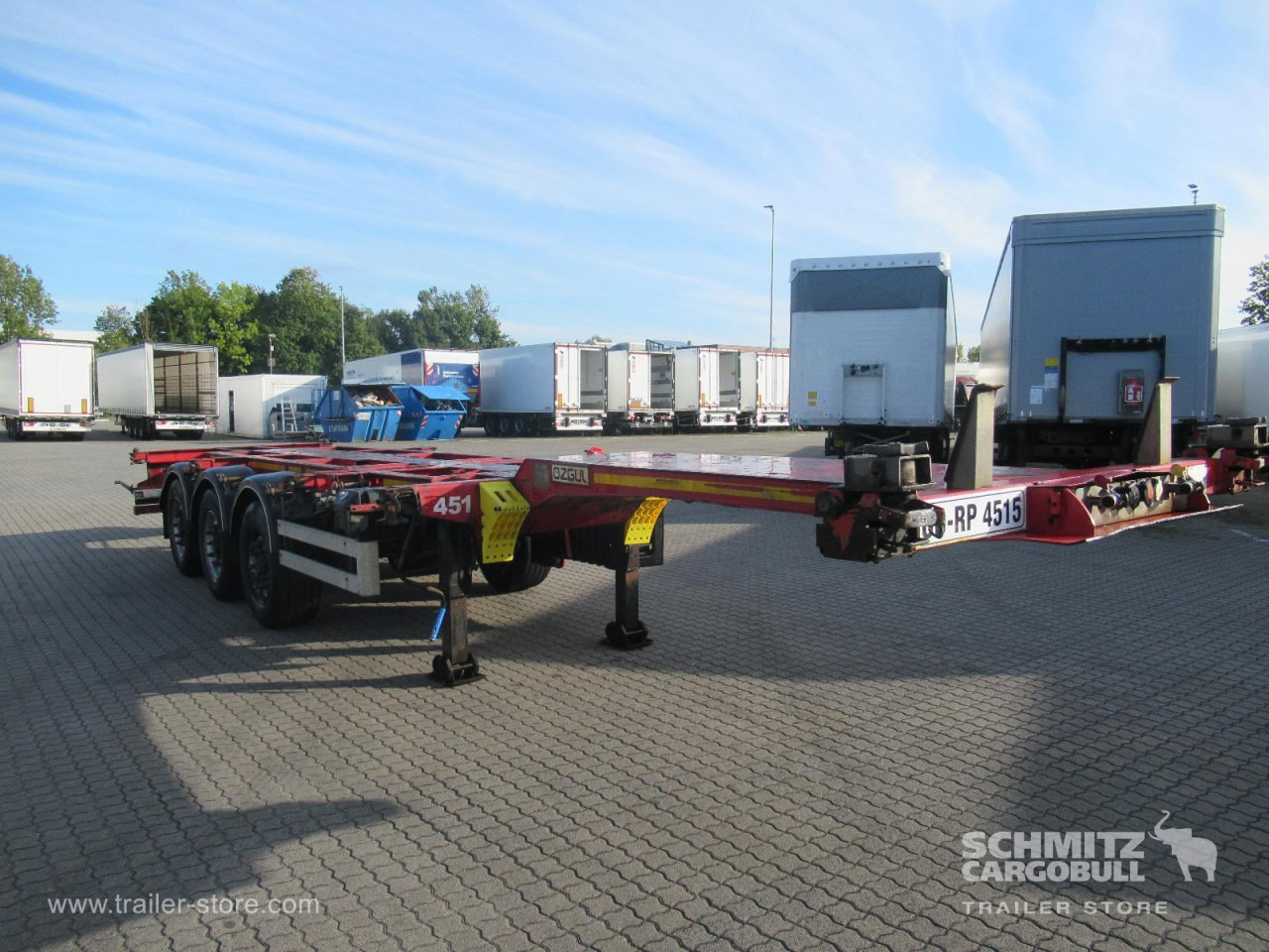 Auflieger Containerfahrgestell Standard - Konteineris-vežimus/ Sukeisti kūną puspriekabė: foto 1 Auflieger Containerfahrgestell Standard - Konteineris-vežimus/ Sukeisti kūną puspriekabė: foto 1