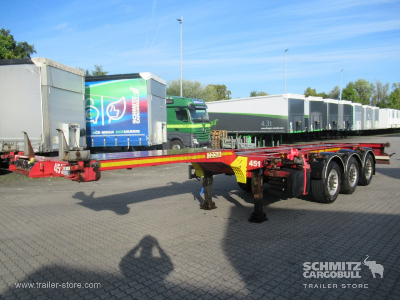 Auflieger Containerfahrgestell Standard - Konteineris-vežimus/ Sukeisti kūną puspriekabė: foto 4 Auflieger Containerfahrgestell Standard - Konteineris-vežimus/ Sukeisti kūną puspriekabė: foto 4