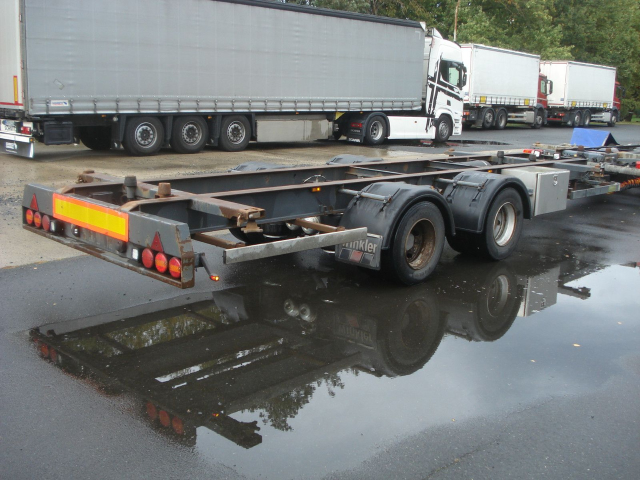 Krebs Jumbo Tandem für 7,82 WBs - Konteineris-vežimus/ Sukeisti kūną priekaba: foto 3 Krebs Jumbo Tandem für 7,82 WBs - Konteineris-vežimus/ Sukeisti kūną priekaba: foto 3