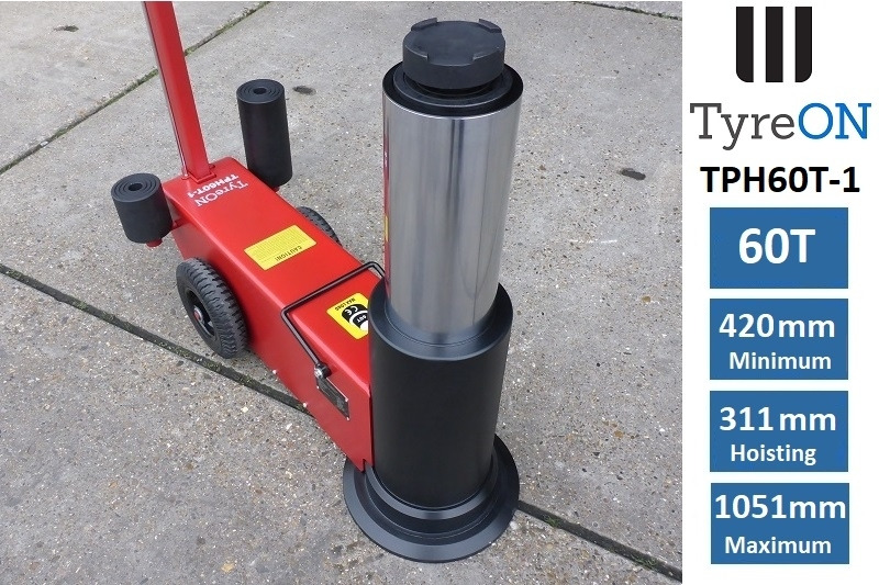 TPH60T-1 Air hydraulic jack 60 Tons - Garažo įranga: foto 1 TPH60T-1 Air hydraulic jack 60 Tons - Garažo įranga: foto 1