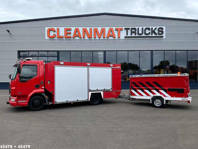 DAF FA 45 LF 150 Brandweer materiaalwagen + Mucar M5A-FOX Brandweer materiaal aanhangwagen - Gaisrinė mašina: foto 2 DAF FA 45 LF 150 Brandweer materiaalwagen + Mucar M5A-FOX Brandweer materiaal aanhangwagen - Gaisrinė mašina: foto 2