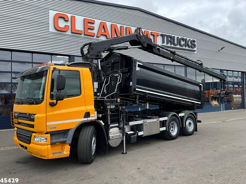 DAF FAN 75 CF 360 Hiab 12 Tonmeter laadkraan + Kipper 15m³ Just 177.993 km! - Savivartis sunkvežimis, Sunkvežimis su kranu: foto 1 DAF FAN 75 CF 360 Hiab 12 Tonmeter laadkraan + Kipper 15m³ Just 177.993 km! - Savivartis sunkvežimis, Sunkvežimis su kranu: foto 1