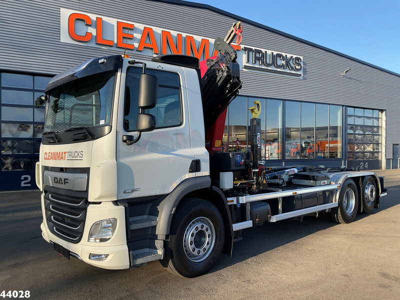 DAF FAN CF 340 Euro 6 HMF 18 Tonmeter laadkraan met lier Just 45.802 km! - Hook-lift sunkvežimis, Sunkvežimis su kranu: foto 3 DAF FAN CF 340 Euro 6 HMF 18 Tonmeter laadkraan met lier Just 45.802 km! - Hook-lift sunkvežimis, Sunkvežimis su kranu: foto 3