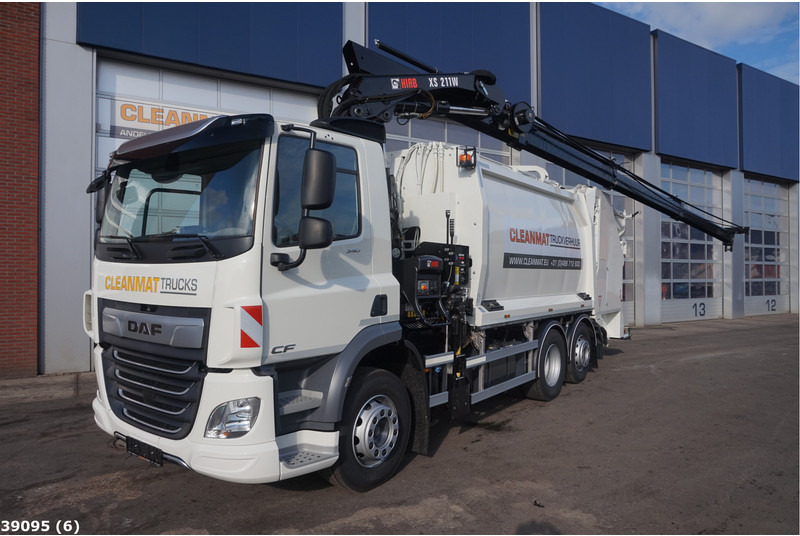 DAF FAN CF 340 Hiab 21 Tonmeter laadkraan - Šiukšliavežis: foto 1 DAF FAN CF 340 Hiab 21 Tonmeter laadkraan - Šiukšliavežis: foto 1