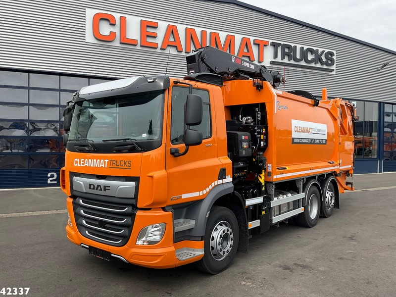 DAF FAN CF 340 Hiab 23 Tonmeter laadkraan - Šiukšliavežis: foto 2 DAF FAN CF 340 Hiab 23 Tonmeter laadkraan - Šiukšliavežis: foto 2