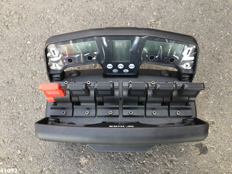 Šiukšliavežis DAF FAN CF 340 Hiab 23 ton/meter laadkraan Welvaarts weighing system: foto 7