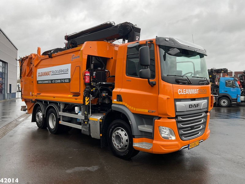 DAF FAN CF 340 Hiab 23 ton/meter laadkraan Welvaarts weighing system - Šiukšliavežis: foto 3 DAF FAN CF 340 Hiab 23 ton/meter laadkraan Welvaarts weighing system - Šiukšliavežis: foto 3
