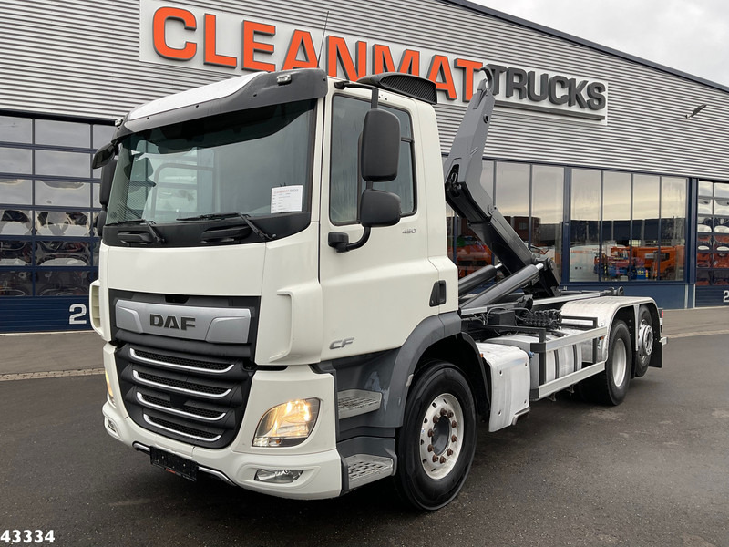 DAF FAN CF 450 Euro 6 ZF Intarder VDL 21 Ton haakarmsysteem - Hook-lift sunkvežimis: foto 1 DAF FAN CF 450 Euro 6 ZF Intarder VDL 21 Ton haakarmsysteem - Hook-lift sunkvežimis: foto 1