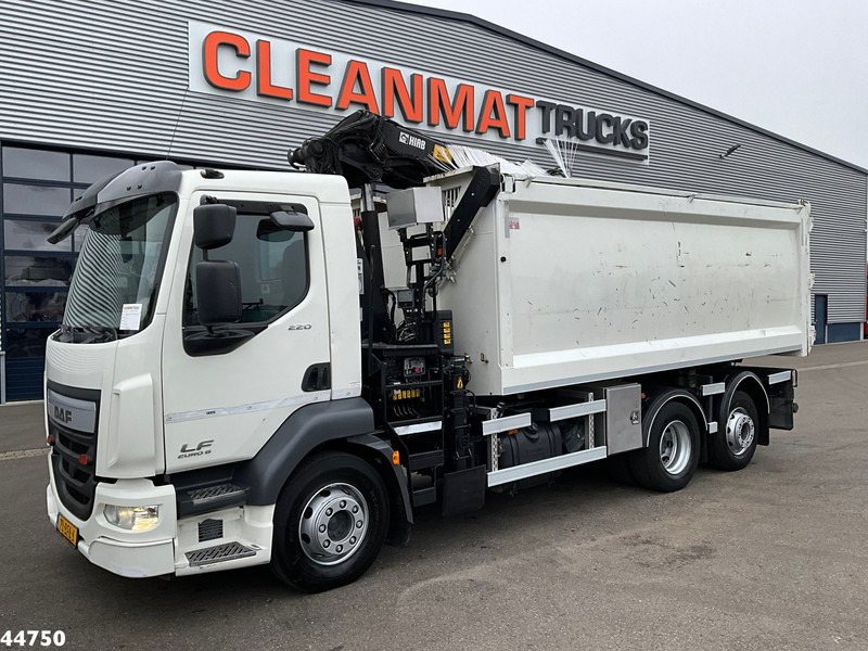 DAF FAN LF 220 Euro 6 Hiab 11 Tonmeter laadkraan Just 166.649 Km! - Savivartis sunkvežimis, Sunkvežimis su kranu: foto 2 DAF FAN LF 220 Euro 6 Hiab 11 Tonmeter laadkraan Just 166.649 Km! - Savivartis sunkvežimis, Sunkvežimis su kranu: foto 2