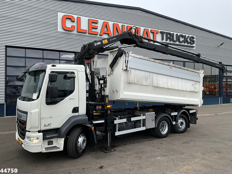 DAF FAN LF 220 Euro 6 Hiab 11 Tonmeter laadkraan Just 166.649 Km! - Savivartis sunkvežimis, Sunkvežimis su kranu: foto 1 DAF FAN LF 220 Euro 6 Hiab 11 Tonmeter laadkraan Just 166.649 Km! - Savivartis sunkvežimis, Sunkvežimis su kranu: foto 1