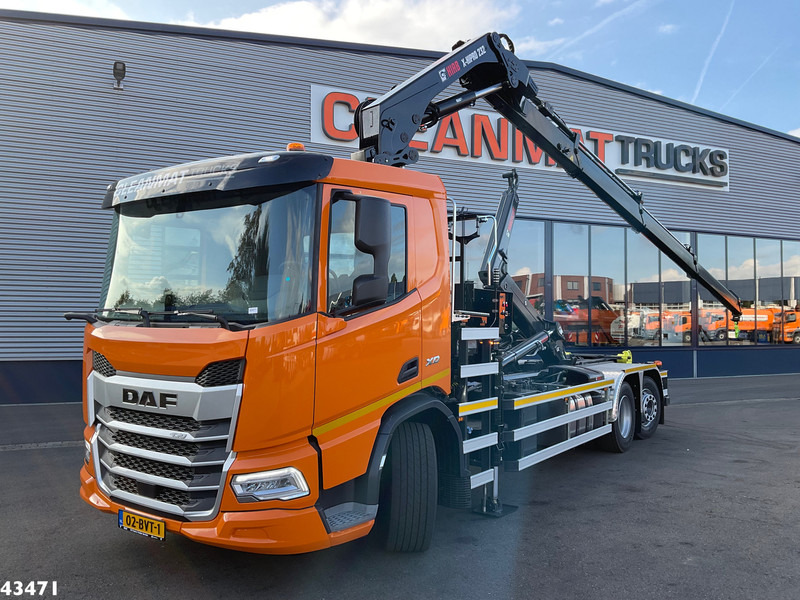 DAF FAN XD 450 Hiab 23 Tonmeter laadkraan - Hook-lift sunkvežimis, Sunkvežimis su kranu: foto 1 DAF FAN XD 450 Hiab 23 Tonmeter laadkraan - Hook-lift sunkvežimis, Sunkvežimis su kranu: foto 1