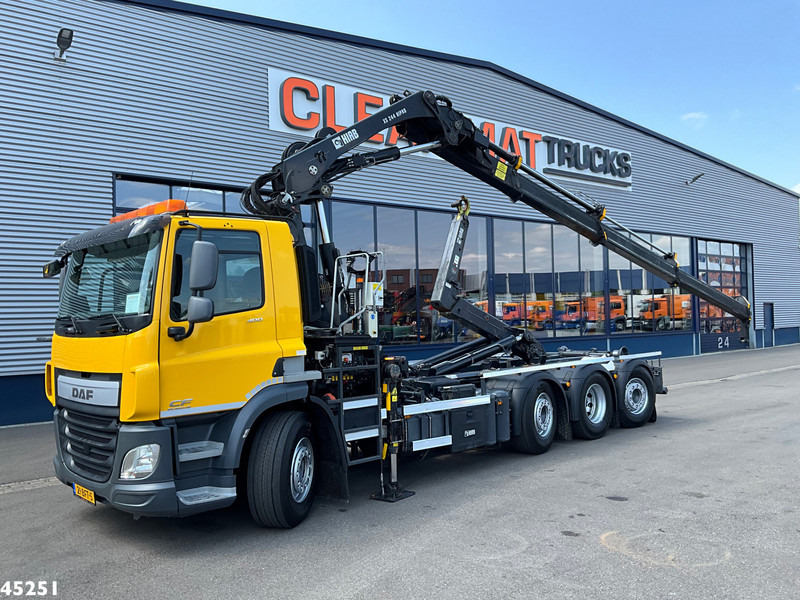 DAF FAQ СF 400 8x2 Euro 6 Hiab 24 Tonmeter laadkraan Just 147.273 km! - Hook-lift sunkvežimis, Sunkvežimis su kranu: foto 1 DAF FAQ СF 400 8x2 Euro 6 Hiab 24 Tonmeter laadkraan Just 147.273 km! - Hook-lift sunkvežimis, Sunkvežimis su kranu: foto 1