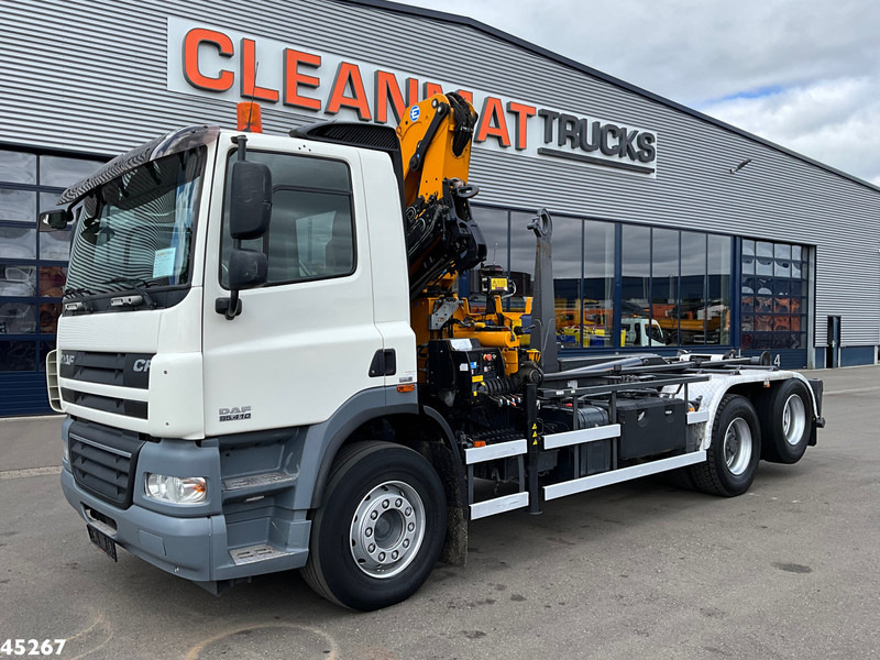 DAF FAS 85 CF 410 Effer 16 Tonmeter laadkraan - Hook-lift sunkvežimis, Sunkvežimis su kranu: foto 2 DAF FAS 85 CF 410 Effer 16 Tonmeter laadkraan - Hook-lift sunkvežimis, Sunkvežimis su kranu: foto 2