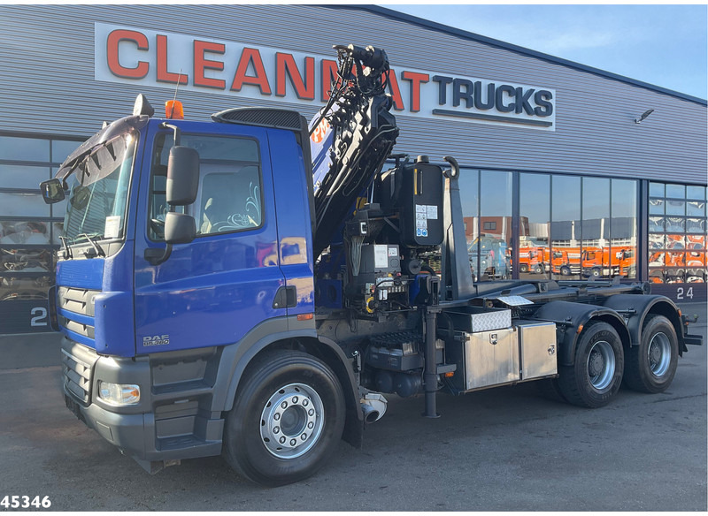 DAF FAT 85 CF 360 6x4 PM 25 Tonmeter laadkraan - Hook-lift sunkvežimis, Sunkvežimis su kranu: foto 2 DAF FAT 85 CF 360 6x4 PM 25 Tonmeter laadkraan - Hook-lift sunkvežimis, Sunkvežimis su kranu: foto 2