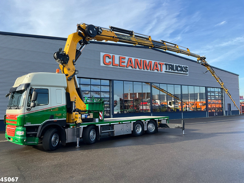 DAF FAX 85 CF 410 HMF 85 Tonmeter laadkraan + Fly-jib - Sunkvežimis su kranu: foto 1 DAF FAX 85 CF 410 HMF 85 Tonmeter laadkraan + Fly-jib - Sunkvežimis su kranu: foto 1