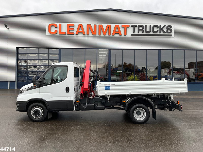Iveco Daily 72C18 HMF laadkraan 3,4 Tonmeter laadkraan + Meiller 3-zijdige kipper New & Unused!! - Savivartis sunkvežimis, Sunkvežimis su kranu: foto 4 Iveco Daily 72C18 HMF laadkraan 3,4 Tonmeter laadkraan + Meiller 3-zijdige kipper New & Unused!! - Savivartis sunkvežimis, Sunkvežimis su kranu: foto 4