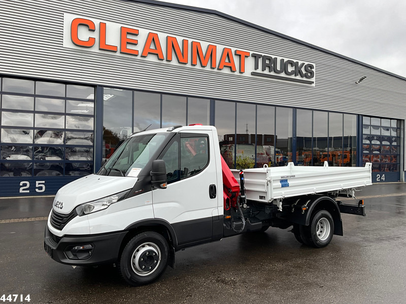 Iveco Daily 72C18 HMF laadkraan 3,4 Tonmeter laadkraan + Meiller 3-zijdige kipper New & Unused!! - Savivartis sunkvežimis, Sunkvežimis su kranu: foto 3 Iveco Daily 72C18 HMF laadkraan 3,4 Tonmeter laadkraan + Meiller 3-zijdige kipper New & Unused!! - Savivartis sunkvežimis, Sunkvežimis su kranu: foto 3