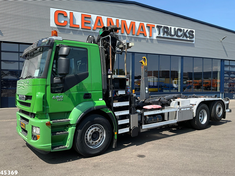Iveco Stralis AD260S42Y HMF 20 Tonmeter laadkraan - Hook-lift sunkvežimis, Sunkvežimis su kranu: foto 2 Iveco Stralis AD260S42Y HMF 20 Tonmeter laadkraan - Hook-lift sunkvežimis, Sunkvežimis su kranu: foto 2