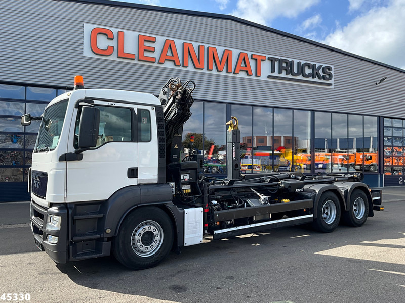 MAN TGS 26.360 6x4 Hiab 12 Tonmeter laadkraan - Hook-lift sunkvežimis, Sunkvežimis su kranu: foto 2 MAN TGS 26.360 6x4 Hiab 12 Tonmeter laadkraan - Hook-lift sunkvežimis, Sunkvežimis su kranu: foto 2